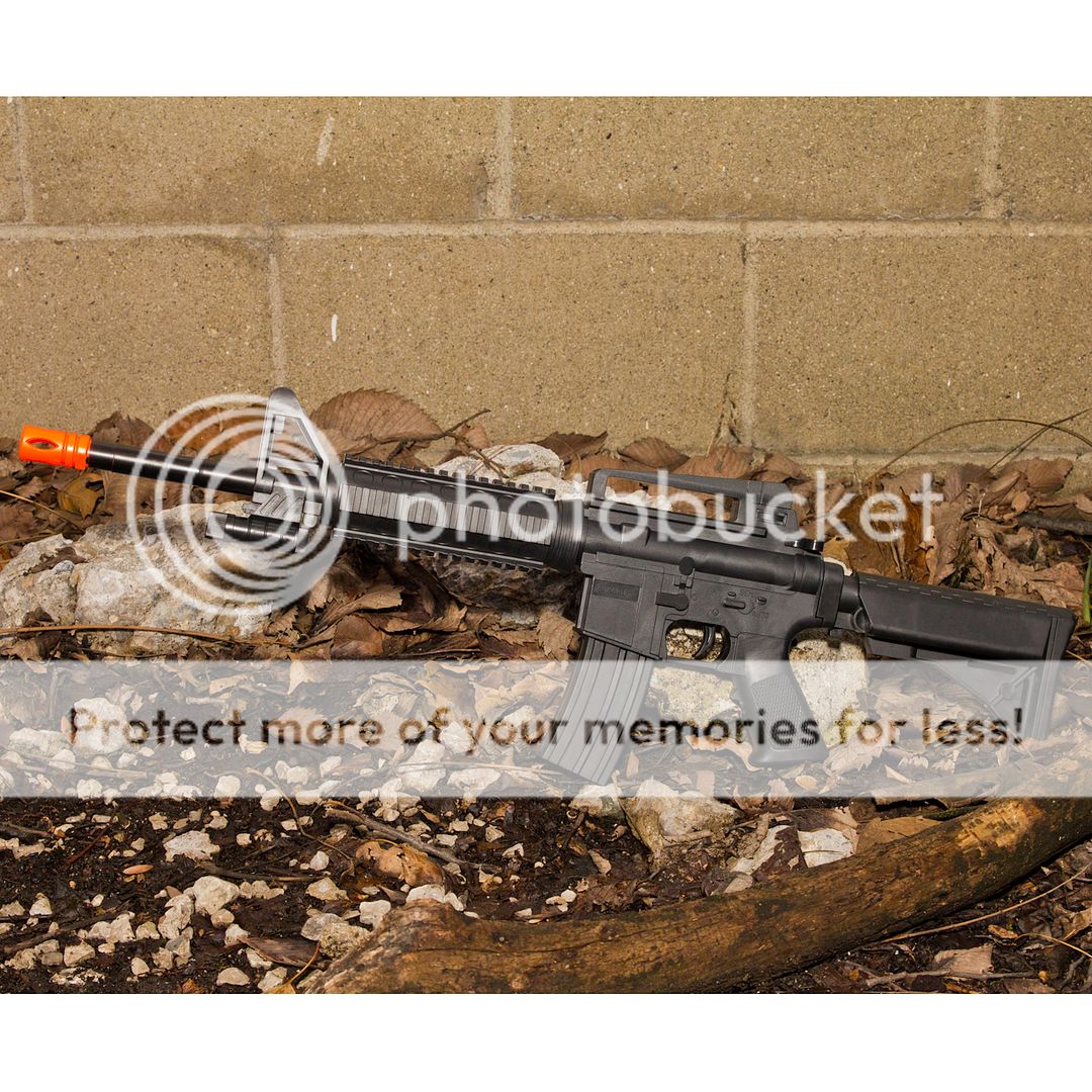 M4 A1 M16 TACTICAL SPRING AIRSOFT RIFLE GUN w/ LASER SIGHT 6mm BB BBs